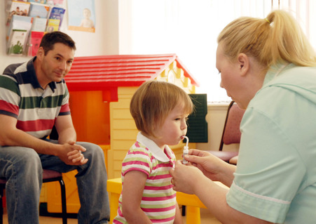 Clinical Nurse with family